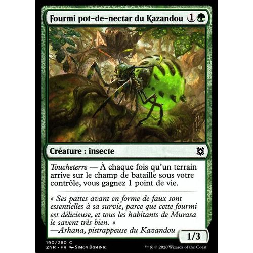 Fourmi Pot- De- Nectar Du Kazandou - Mtg - Renaissance De Zendikar - C - 190/280