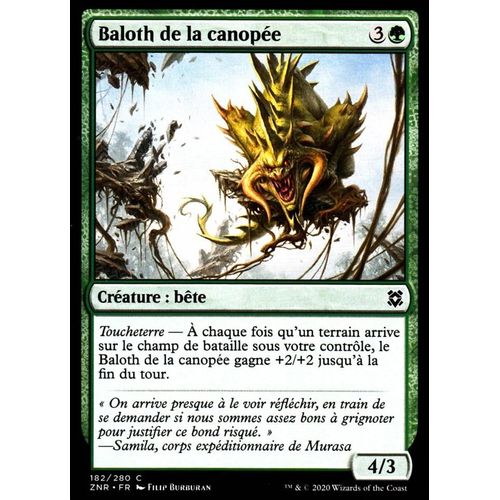 Baloth De La Canopée - Mtg - Renaissance De Zendikar - C - 182/280
