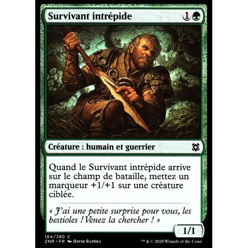Survivant Intrépide - Mtg - Renaissance De Zendikar - C - 184/280
