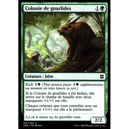 Colonie De Gnarlides - Mtg - Renaissance De Zendikar - C - 185/280