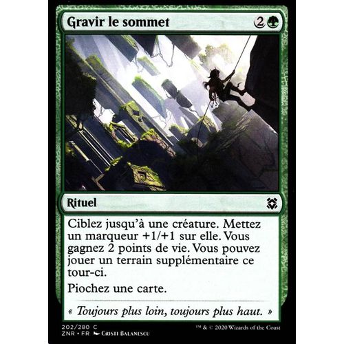 Gravir Le Sommet - Mtg - Renaissance De Zendikar - C - 202/280