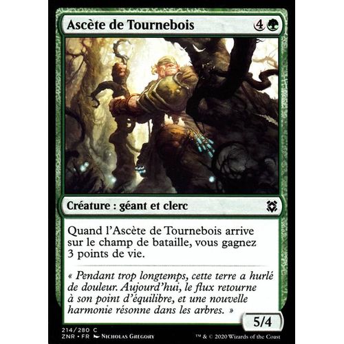 Ascète De Tournebois - Mtg - Renaissance De Zendikar - C - 214/280