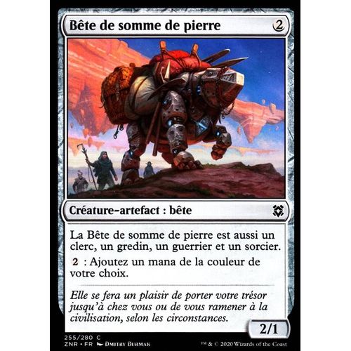 Bête De Somme De Pierre - Mtg - Renaissance De Zendikar - C - 255/280