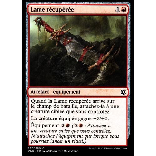 Lame Récupérée - Mtg - Renaissance De Zendikar - C - 157/280