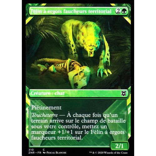 Félin À Ergots Faucheurs Territorial - Mtg - Renaissance De Zendikar - C - 310 - Visuel Alternatif