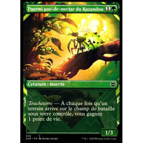 Fourmi Pot- De- Nectar Du Kazandou - Mtg - Renaissance De Zendikar - C - 306 - Visuel Alternatif