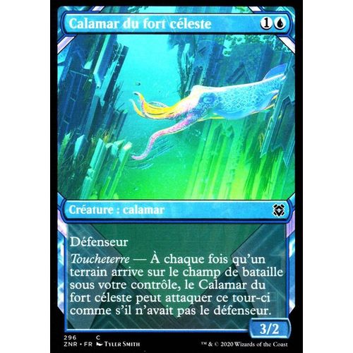 Calamar Du Fort Céleste - Mtg - Renaissance De Zendikar - C - 296 - Visuel Alternatif