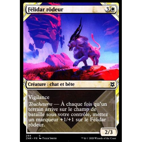 Félidar Rôdeur - Mtg - Renaissance De Zendikar - C - 294 - Visuel Alternatif