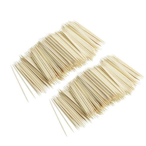 Fackelmann 9935250 Lot De 1000 Cure-Dents, Recharge De Cure-Dents, Pic Brochette, Bois Pique En Bois, Pic A Brochette En Bois, Brochettes Bois Certifié Fsc, 6,5cm