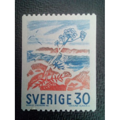 Timbre Suede Yt 576 Usine D'angélique Sur La Côte 1967 ( 61004 )