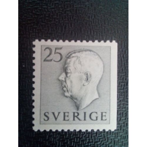 Timbre Suede Yt 359a Roi Gustaf Vi Adolf 1951 ( 61004 )