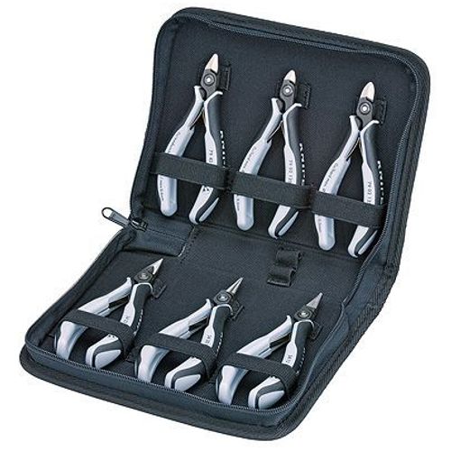 Knipex Jeu de pinces électroniques pour le travail sur les composants électroniques - 00 20 16 P ESD