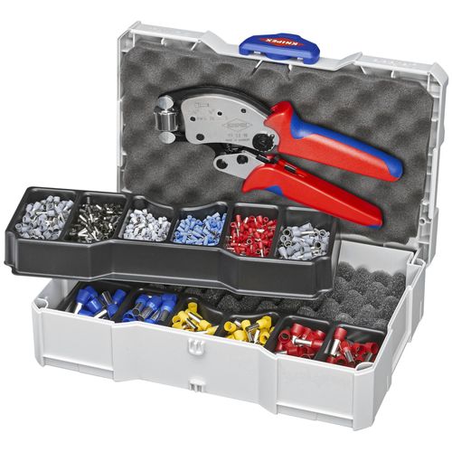 Knipex Assortiment de sertissages Pour les embouts de câbles avec colliers en plastique - 97 90 13