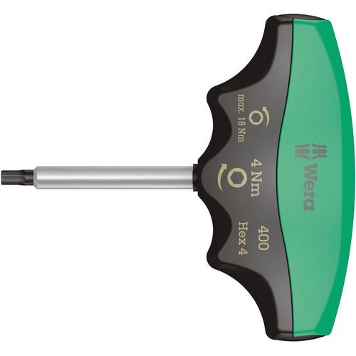 Wera Indicateur de couple 400 Hex, 4 x 60 mm - 05005080001