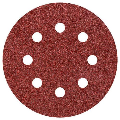 Wolfcraft Disques abrasifs corindon auto-agrippants perf., grain 60