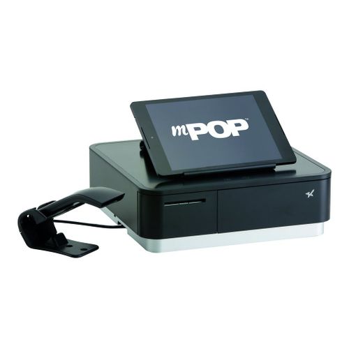Star mPOP - Imprimante de reçus - thermique direct - Rouleau (5,8 cm) - jusqu'à 100 mm/sec - USB, hôte USB, Bluetooth 2.1 - outil de coupe - noir