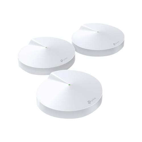 TP-Link Deco M9 Plus - Système Wi-Fi (3 routeurs) - jusqu'à 6750 pieds carrés - maillage - GigE - 802.11a/b/g/n/ac, Bluetooth 4.2, ZigBee Home Automation 1.2 - Bi-bande