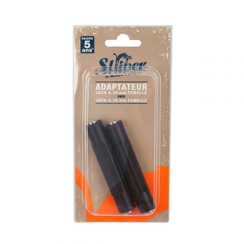 Adaptateur 2x 6,35mm Femelle / 6,35mm Femelle