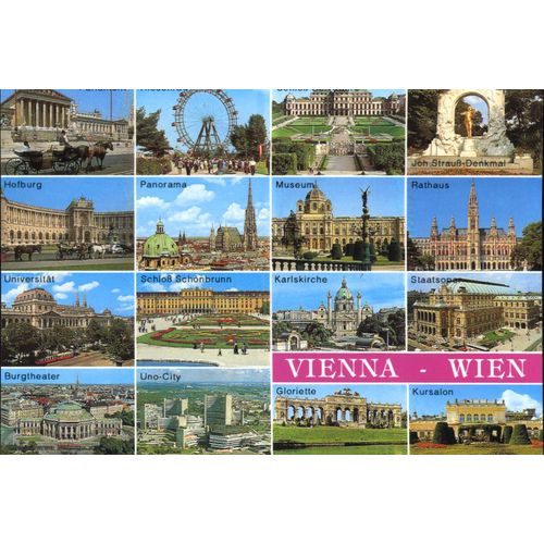 Carte Postale De Vienne (Autriche) 16 Vues