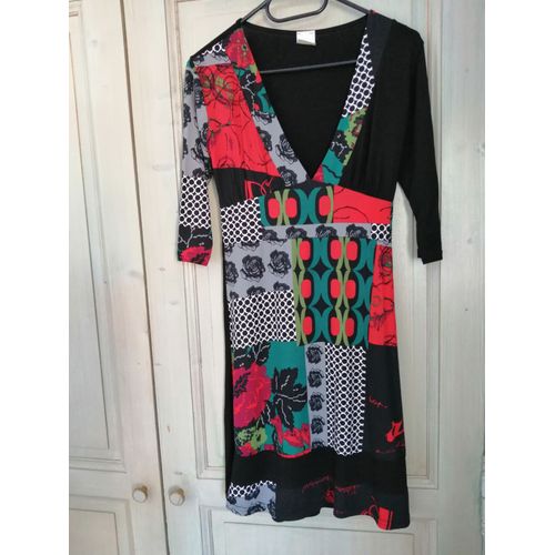Robe Noire Manche 3/4 Taille 36 Neuve Avec Étiquette