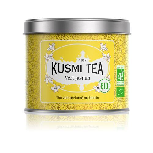 Kusmi Tea - Thé Vert Parfumé Au Jasmin Bio - Boîte De 100g Thé En Vrac