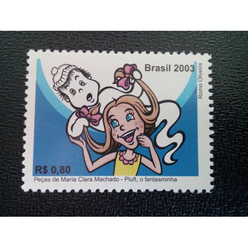 Timbre Bresil Yt 2836 Pièces De Maria Clara Machado - Pluft, Le Petit Fantôme 2003 ( 81004 )