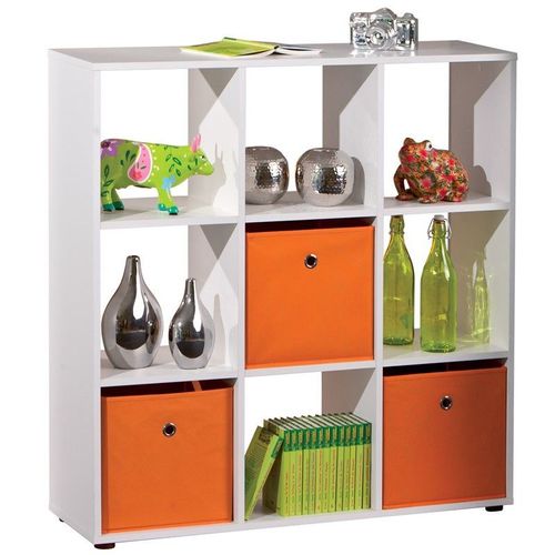 Étagère 9 Compartiments "Kase" 109cm Blanc