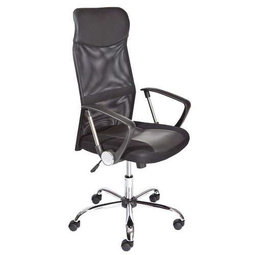 Fauteuil De Bureau À Roulettes "Work" 121cm Noir