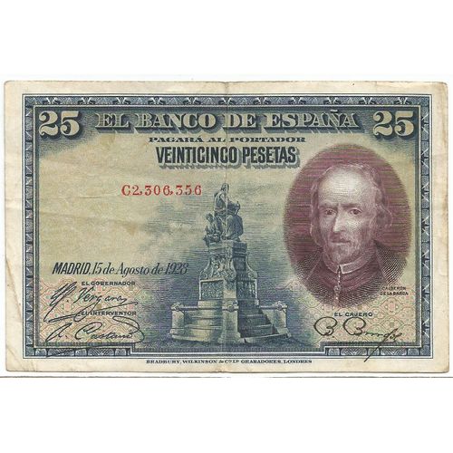 Billet 25 Peseta Espagne