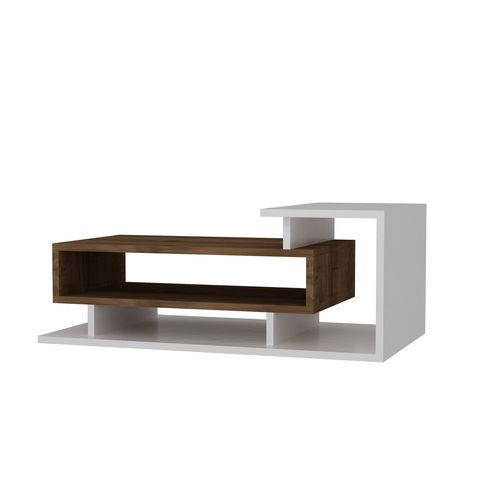 Table Basse Design Scandinave Spring - L. 90 X H. 35 Cm - Blanc