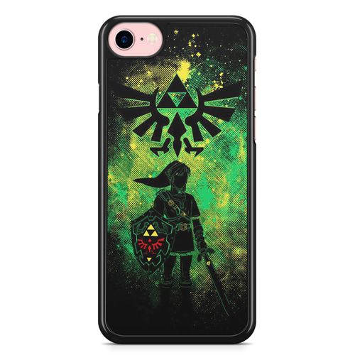 Coque Fifrelin Noire Pour Iphone 7 Et Iphone 8 The Legend Of Zelda Ocarina Of Time Art