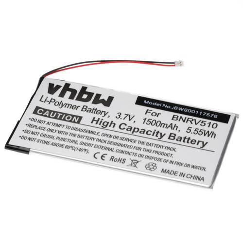 Vhbw Batterie Compatible Avec Kobo Aura H20 Liseuse E-Book Reader (1500mah, 3,7v, Li-Polymère)