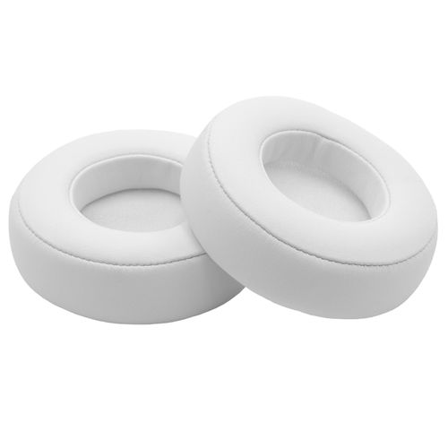vhbw Coussinets d'oreillettes de remplacement compatible avec Beats Monster by Dr. Dre Mixr écouteurs - blanc, 8,5 cm
