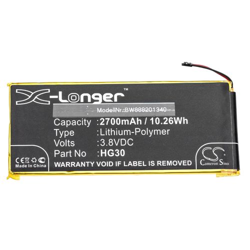 Vhbw Batterie Compatible Avec Motorola Moto G5s, G5s Plus, G6, Xt1794, Xt1803, Xt1805 Smartphone (2700mah, 3,8v, Li-Polymère)