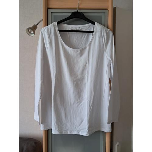 T-Shirt Neuf Taille Xl Blanc C&a.