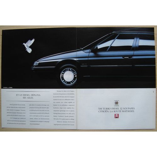 Publicité Papier - Voiture Citroën X M De 1990
