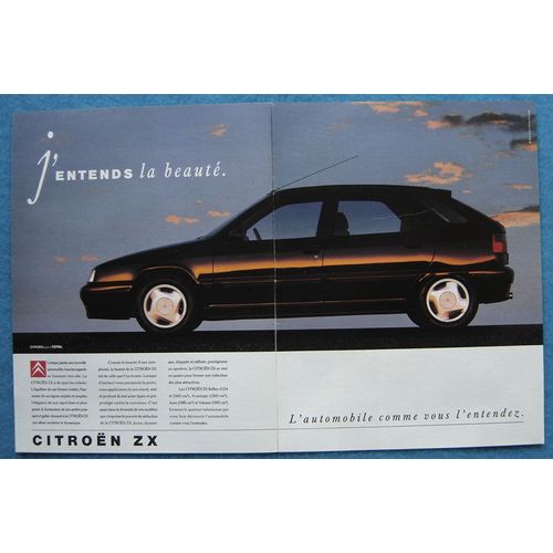 Publicité Papier - Voiture Citroën Z.X. De 1991