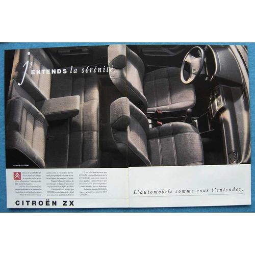 Publicité Papier - Voiture Citroën Z.X. De 1991