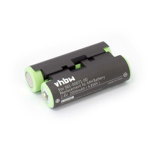 vhbw batterie compatible avec Garmin Astro 320 Handheld, 430 Handheld système de navigation GPS (2000mAh, 2,4V, NiMH)