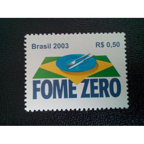 Timbre Bresil Yt 2849 Programme Faim Zéro 2003 ( 81004 )