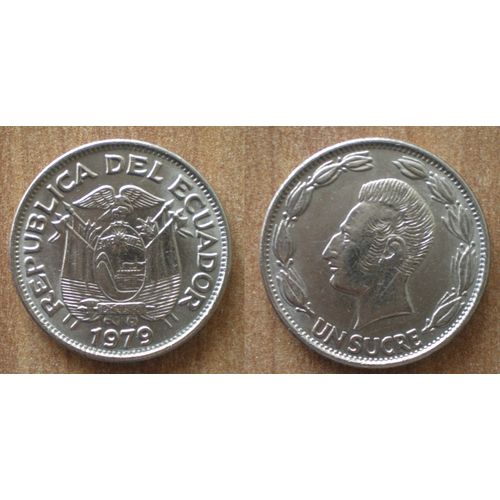 Equateur 1 Sucre 1979 Piece Embleme Amerique Centrale