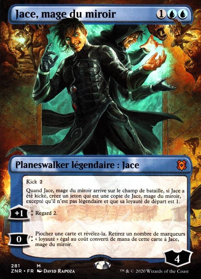 Jace Mage Du Miroir - Mtg - Renaissance De Zendikar - M - 281 - Visuel Alternatif