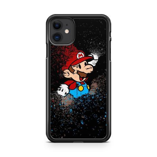 Coque Fifrelin Noire Pour Iphone 11 Super Paper Mario Switch Gamecube