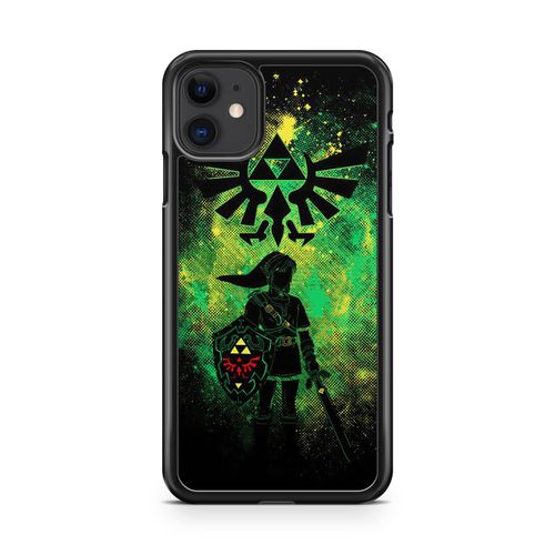 Coque Fifrelin Noire Pour Iphone 11 The Legend Of Zelda Ocarina Of Time Art