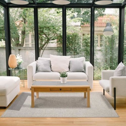 Bangalor - Tapis Aspect Jute Gris 160x230