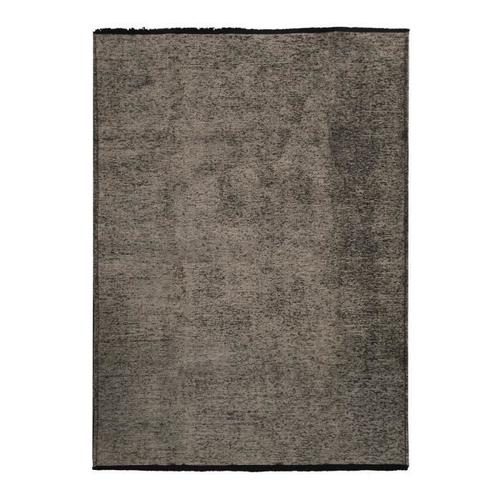 VENICE - Tapis tissé plat reflet lumière anthracite 160x230 160x230cm Gris