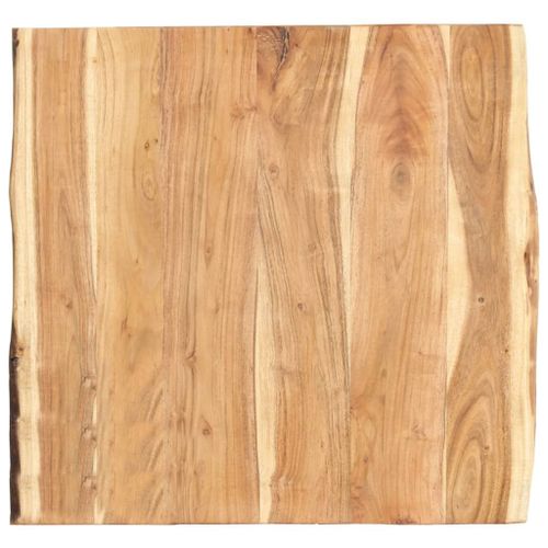 Vidaxl Dessus De Table Bois D'acacia Massif 60x(50-60)X3,8 Cm