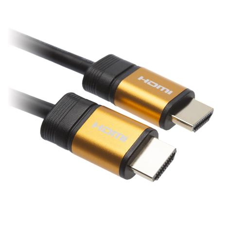 APM - High speed - câble HDMI avec Ethernet - HDMI mâle pour HDMI mâle - 1.8 m - noir - prend en charge la 4K (4096 x 2160)