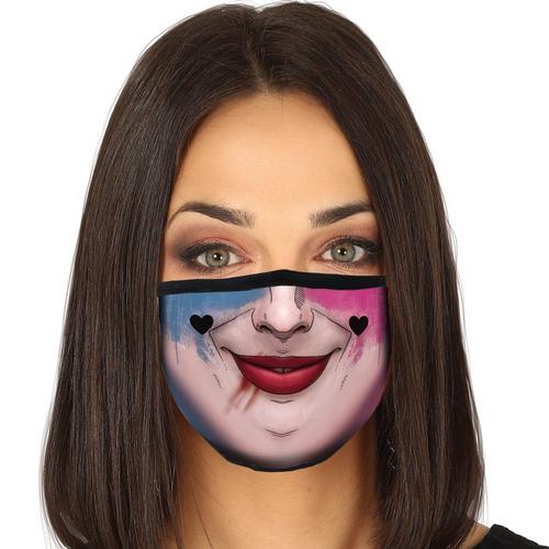 Masque Protection Lavable Harley Quinn Adulte