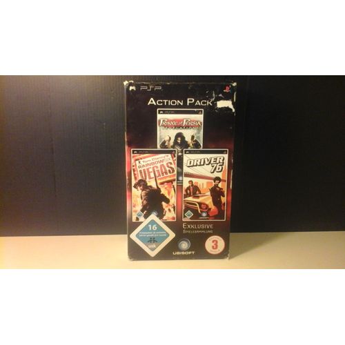Action Pack Psp / Prince Of Persia Revelations / Driver 76/ Rainbow Six Vegas